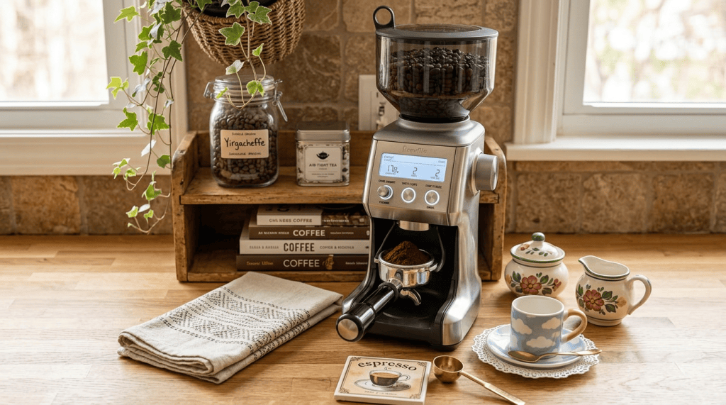 Breville Smart Grinder Pro on a home coffee counter