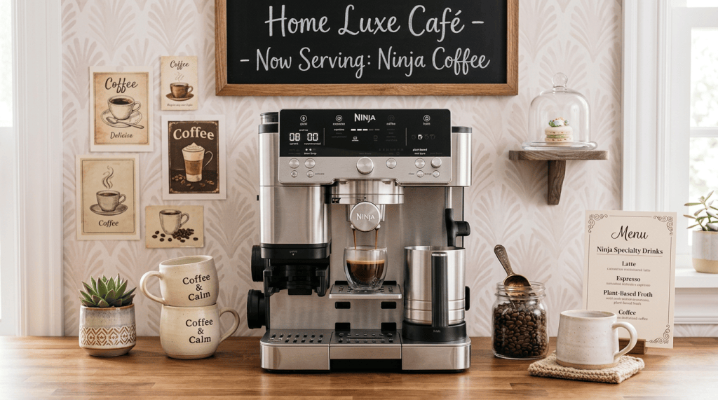 Ninja Luxe Cafe all-in-one coffee machine